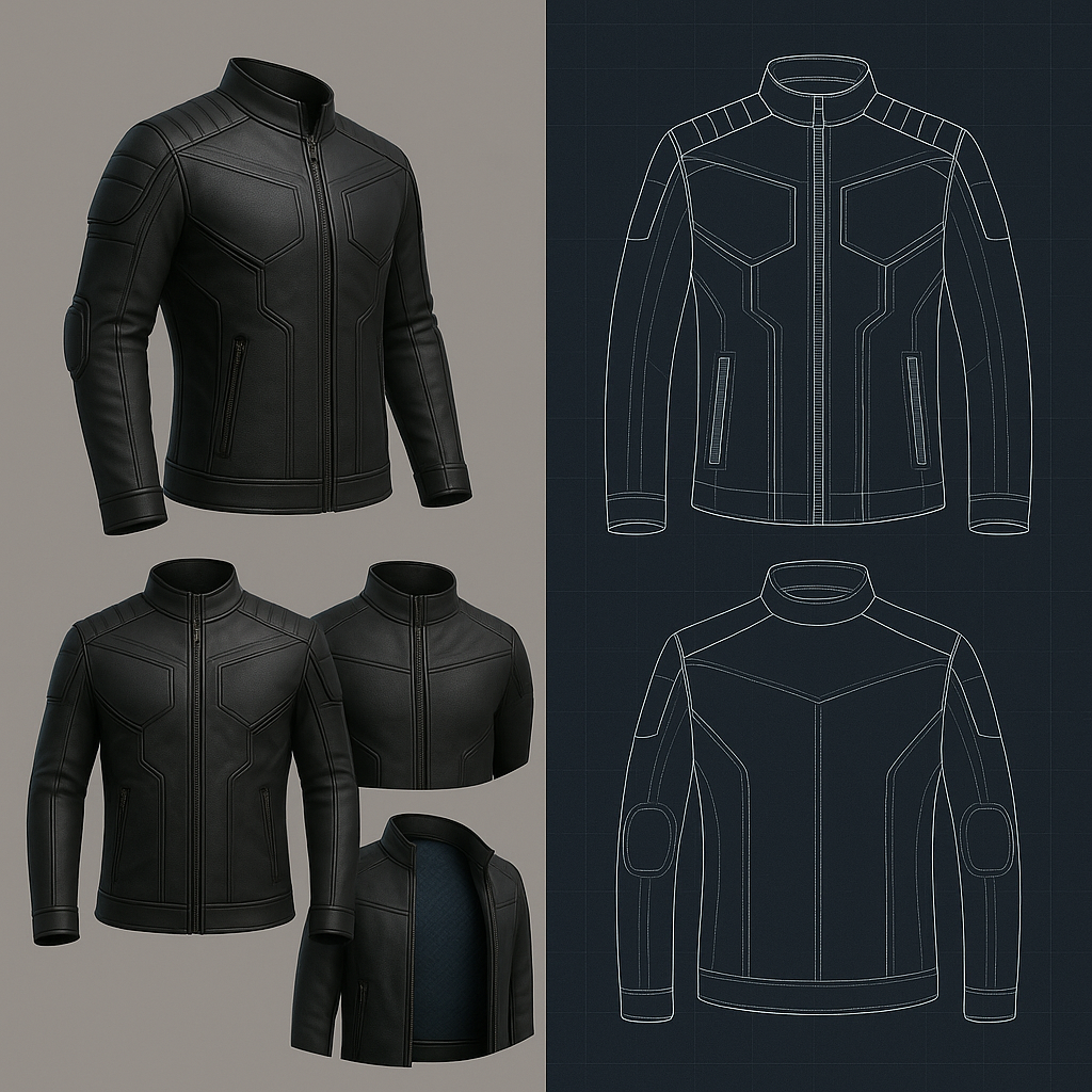 Custom Jon Bach Leather Jacket