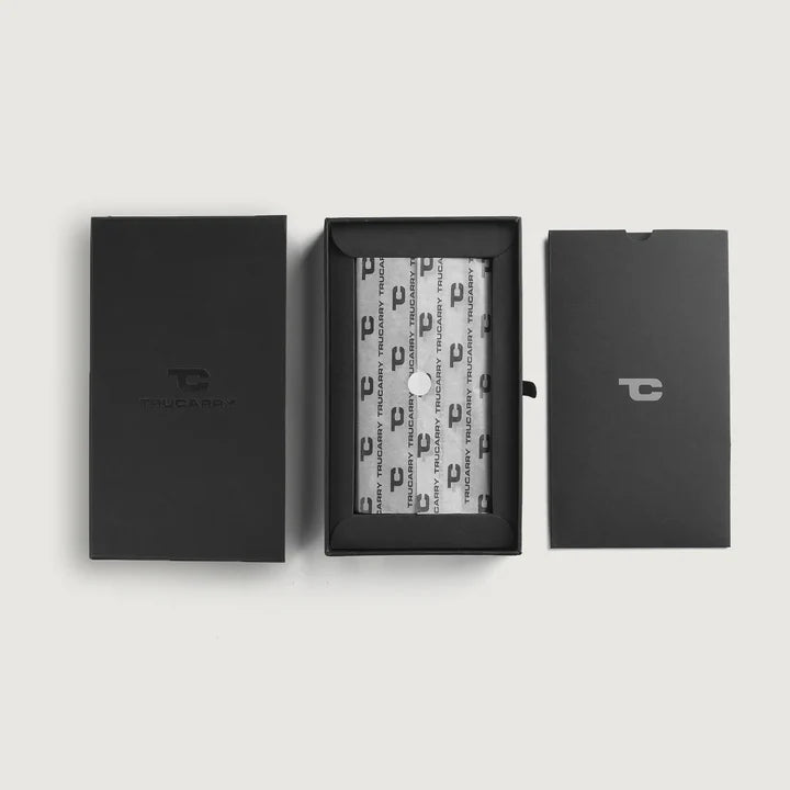 Cameron Grey Leather Long Wallet