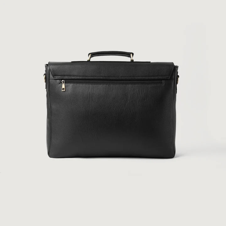 The Captain Brown Leather Briefcase