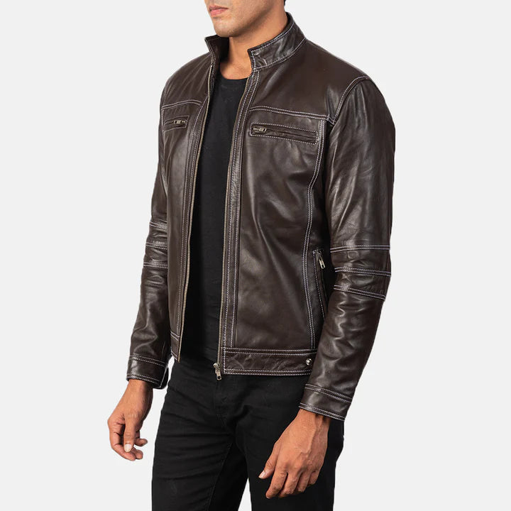 Youngster Black Leather Biker Jacket