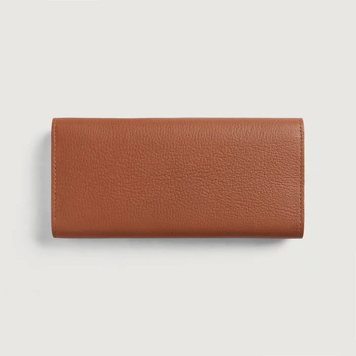 Cameron Brown Leather Long Wallet