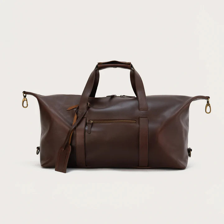 The Dale Vintage Brown Leather Duffle Bag