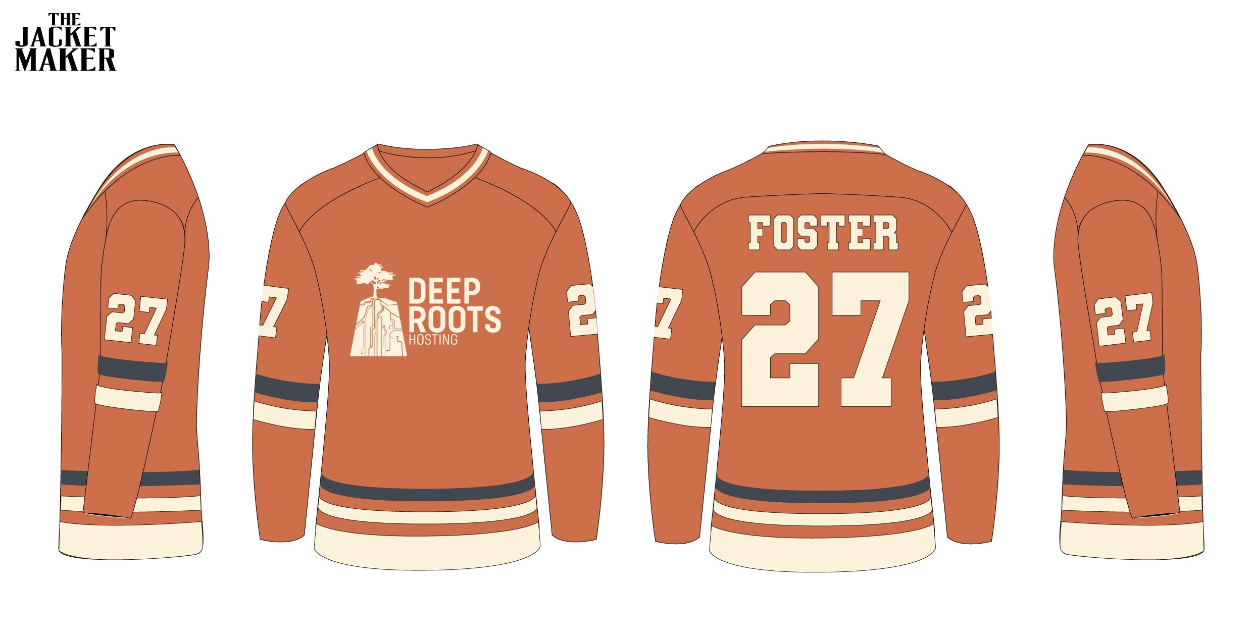 Custom Morgan Foster Jerseys x 2