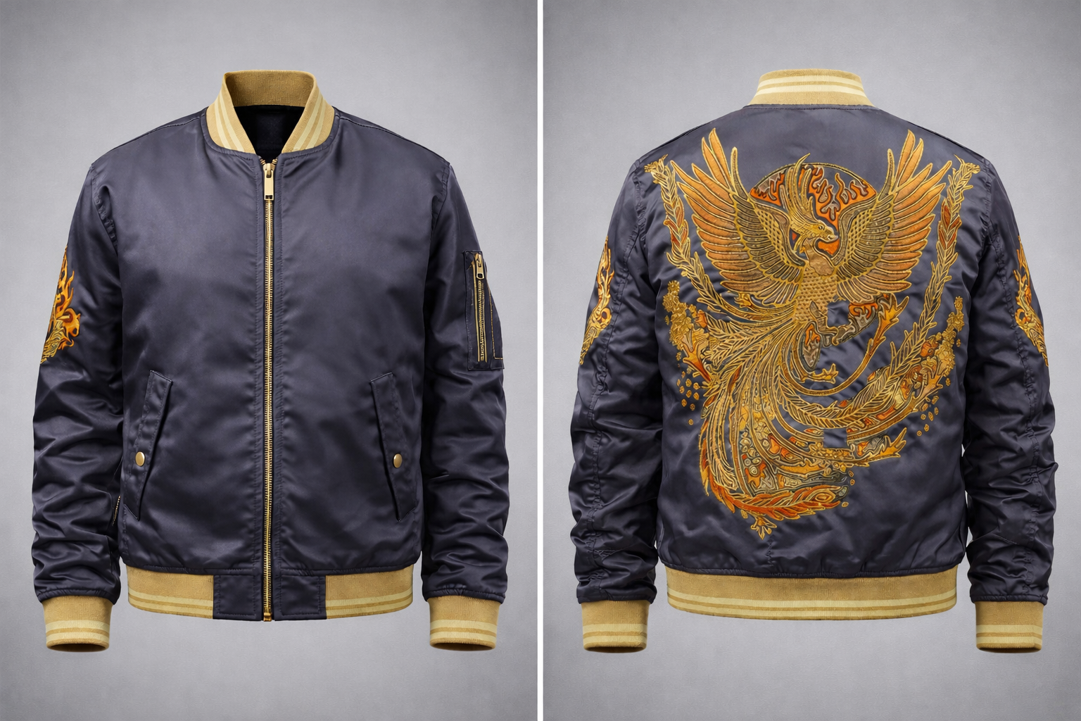 Custom Uzochi Evuka Leather Jacket 1/2 Installments