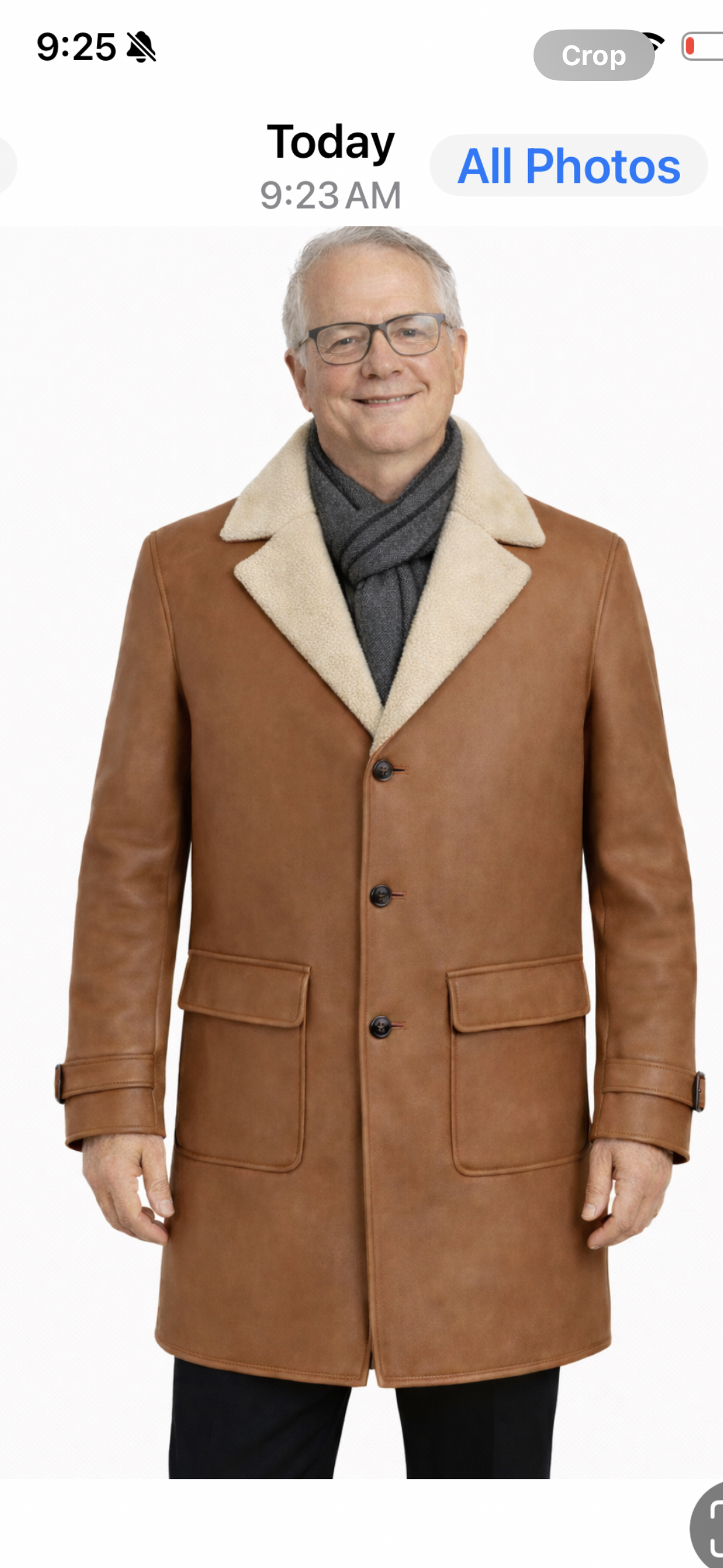 Custom Patrick Hillary Leather Coat