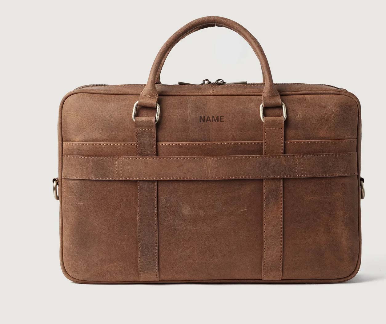 Custom Hana Belay's Dad Leather Bag