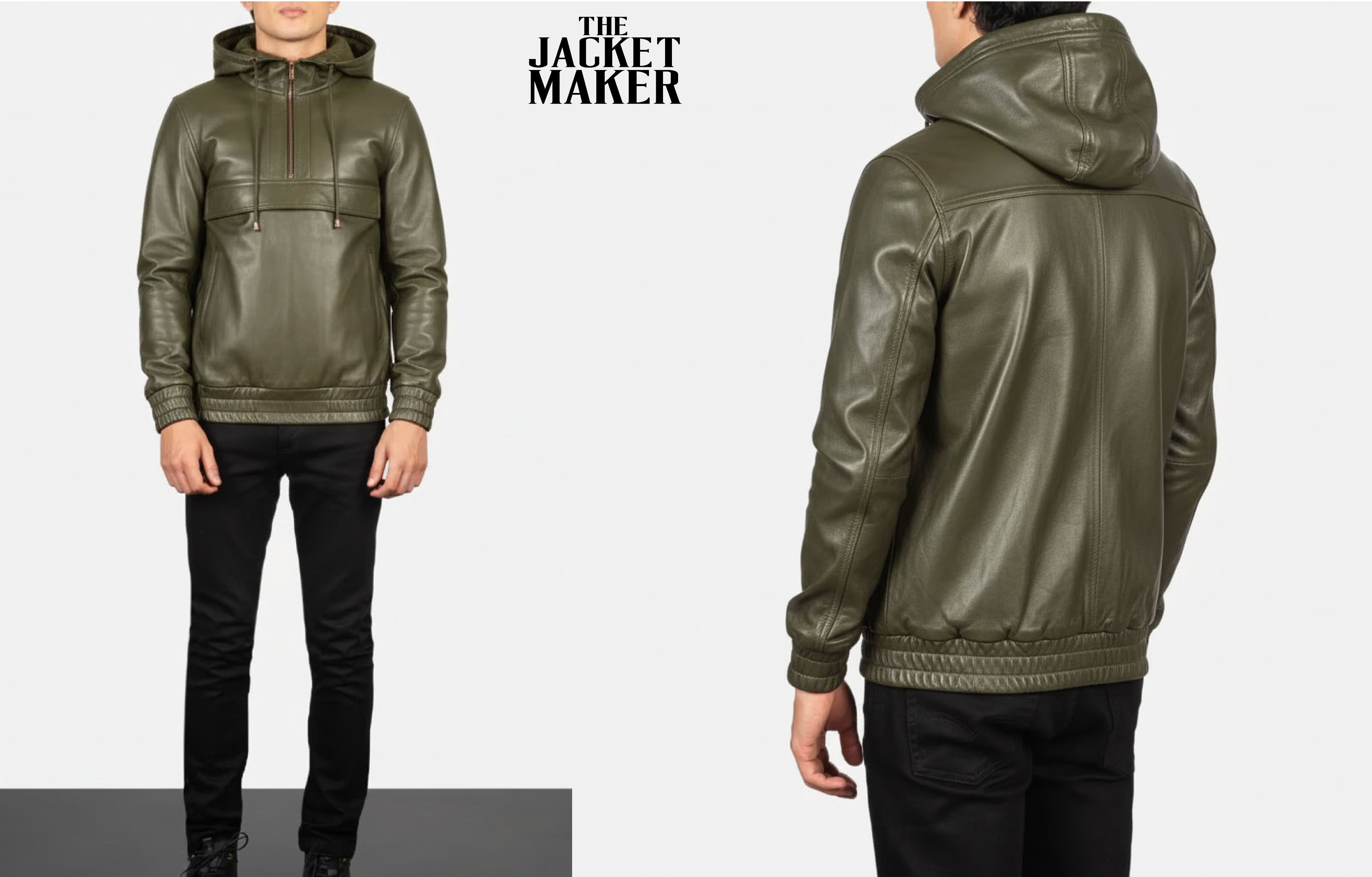 Custom Derrick Powell Leather Jacket