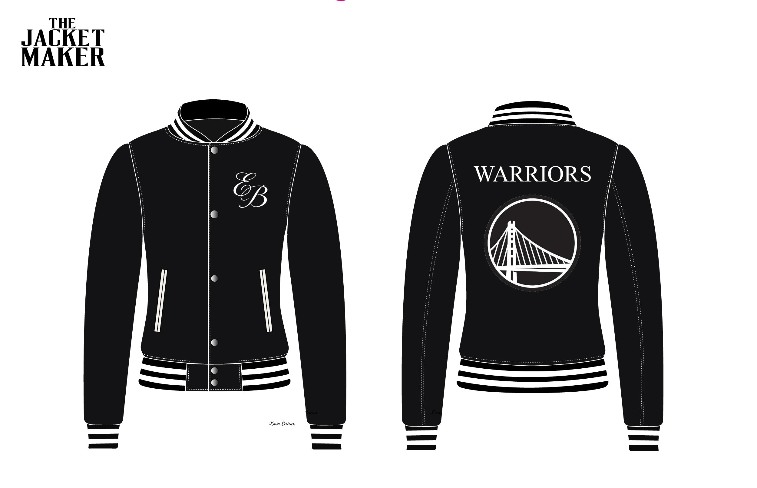 Custom Brian Bevilacqua Hybrid Varsity Jacket