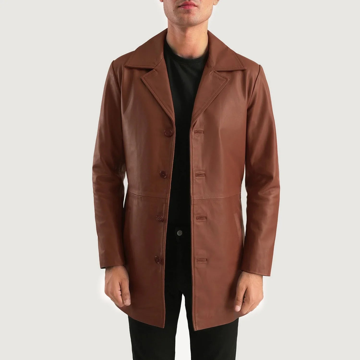 Custom John Wambaugh Leather Coat