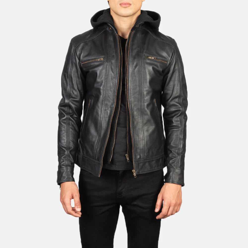 Custom Delfino Parada Leather Jacket 1/2 Installments
