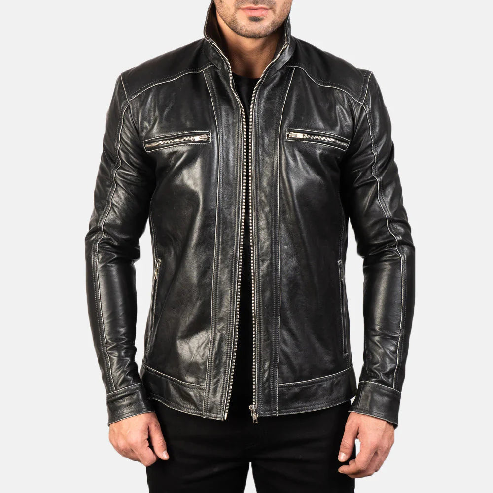 Custom Mohamed Abdalla Leather Jackets x 2
