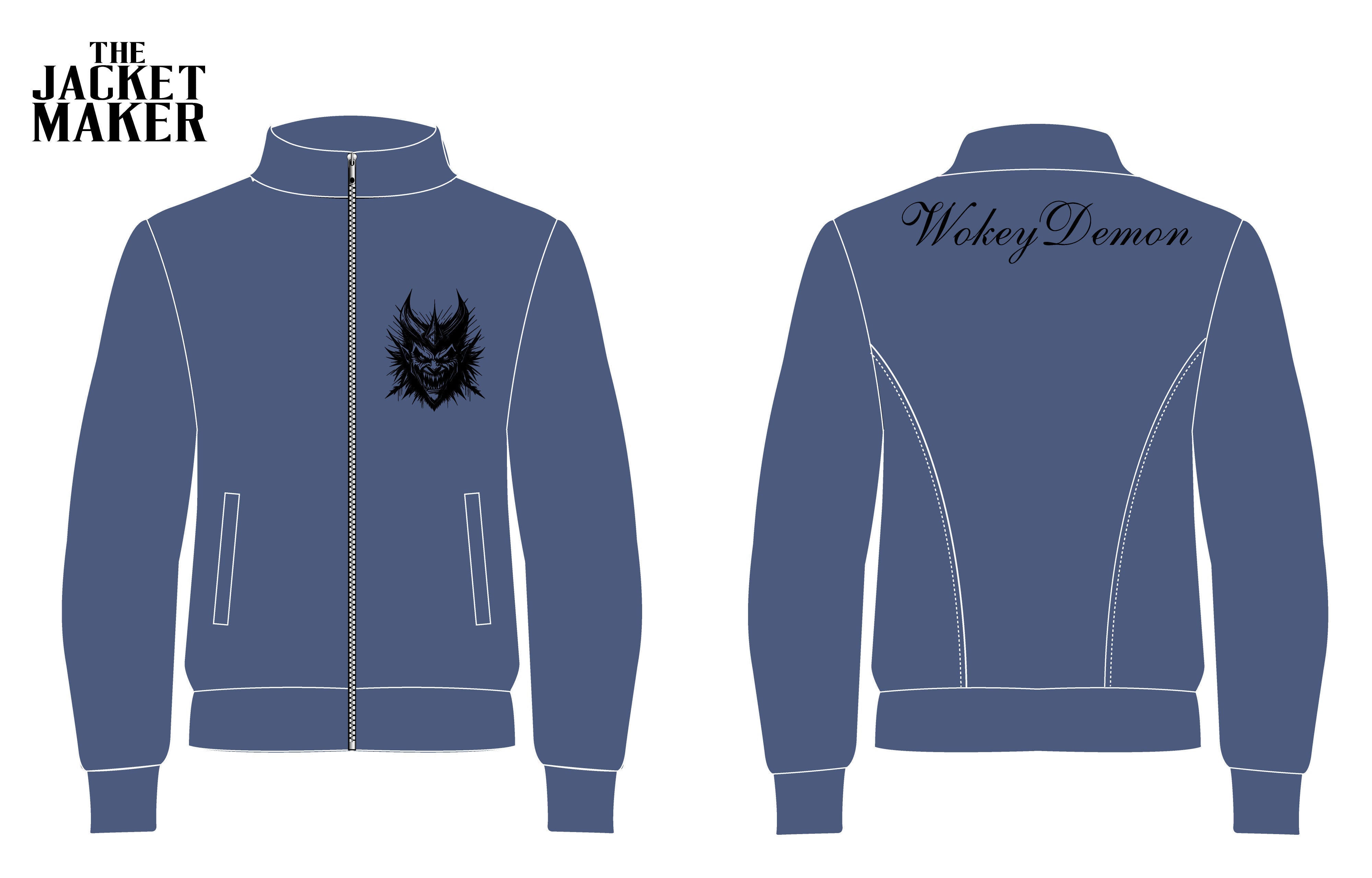 Custom James WokeyDemon Bomber Jacket