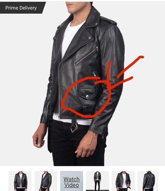 Custom Benoit Marmoiton Leather Jacket