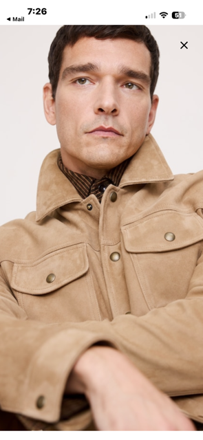 Custom Orlando Terrell Beige Suede Trucker Jacket